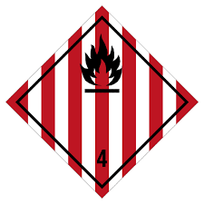 Etiketten Gefahrgutklasse 4
