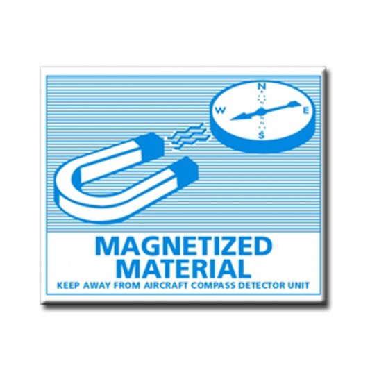 Etikette Magnetized Material